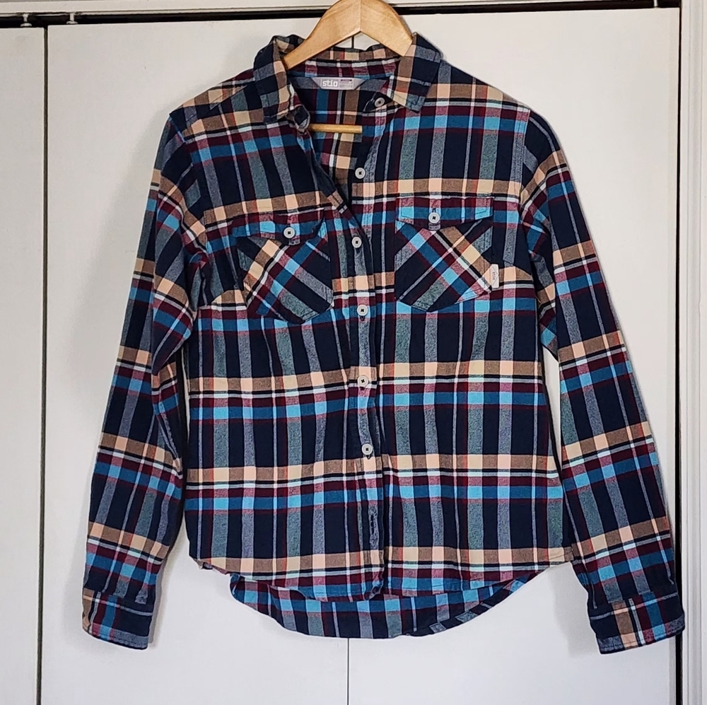 Stio Multicolor Plaid Shirt Gorpcore